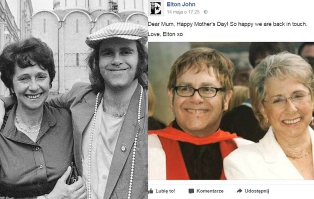 Elton John pogodził się z matką po prawie 10 LATACH. "Tak się cieszę, kocham cię" (FOTO)