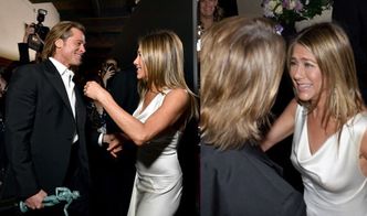 Czułości Brada Pitta i Jennifer Aniston na rozdaniu nagród SAG Awards. Mają się ku sobie? (ZDJĘCIA)