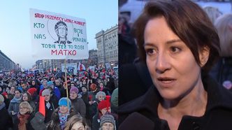 Ostaszewska o protestach Polek: "Manifestujemy naszą godność. Nie zgodzimy się, żeby była deptana!"