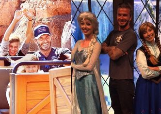 Beckhamowie na rodzinnej wycieczce w Disneylandzie (ZDJĘCIA)