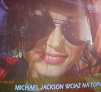 Borkowska jako Michael Jackson
