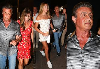 Zoperowany Sylvester Stallone spędza wakacje z żoną i córkami