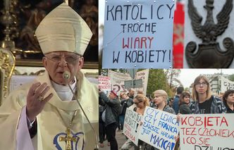 Metropolita krakowski krytykuje protesty kobiet: "Były atakiem na piękno kobiecości i macierzyństwa"