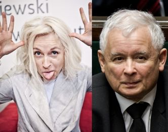 Gretkowska mocno o Kaczyńskim: "KRYPTOGEJ Z DEPRESJĄ, któremu wydaje się, że jest Piłsudskim"