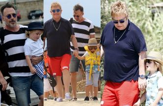 Elton John z mężem i synami w St. Tropez (ZDJĘCIA)