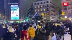 Atak zimy w Hiszpanii. Mieszkańcy Madrytu po ulicach jeżdżą na nartach