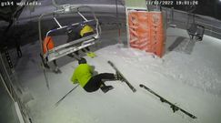 Jak nie korzystać z wyciągu narciarskiego? Zabawne nagranie ze Stacji Czarny Groń w Małopolsce