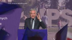 "Kaczyński nie jeździł na rowerze". Robert Biedroń na konwencji Wiosny