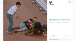 Usain Bolt "znokautowany" przez kamerzystę