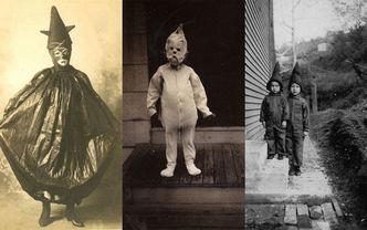 STARE ZDJĘCIA: Straszne kostiumy na Halloween...