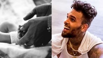 Chris Brown PO RAZ DRUGI ZOSTAŁ OJCEM! Pochwalił się... stópkami syna (FOTO)