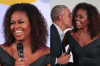 Michelle Obama w naturalnie kręconych włosach. Internauci zachwyceni: "Piękna na zewnątrz i w środku" (FOTO)