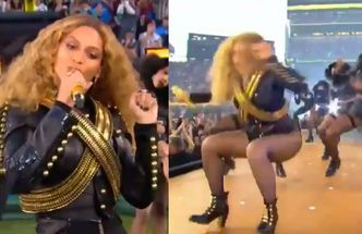 Beyonce POTKNĘŁA SIĘ i prawie upadła na scenie Super Bowl 2016!