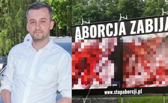 Dziennikarz TVN ostro o plakacie "Stop Aborcji": "PORĄBAŁO WAS? Upadliście na głowę?"