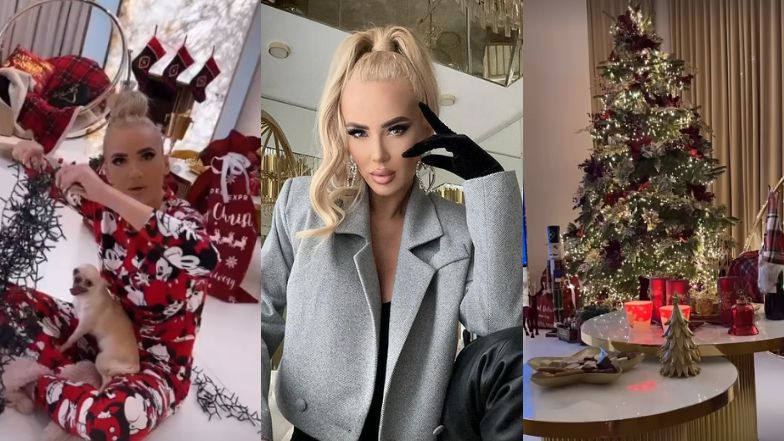 Izabela Macudzińska from “Queens of Life” has already decorated the house for Christmas.  The Christmas tree is impressive (PHOTOS)