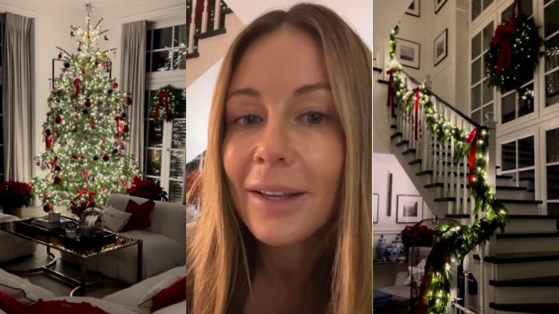 Małgorzata Rozenek ya ha decorado la casa para Navidad.  «Bienvenidos a nuestro cuento de hadas»