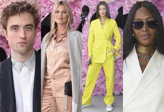 Gwiazdy i modelki bawią się na pokazie Diora: Pattinson, Allen, Moss, Hadid, Campbell... (ZDJĘCIA)