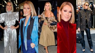Celine Dion pokazała się w 5 kreacjach tego samego dnia. Ofiara czy ikona mody? (FOTO)