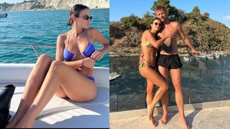 Sara Boruc relacjonuje wakacje na Sycylii: bikini założone NA OPAK i Artur pluskający się w basenie (ZDJĘCIA)