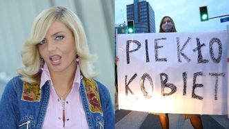 Gorliwa chrześcijanka Maja "Frytka" Frykowska wspiera protestujące kobiety: "Każdy odpowie za swoje czyny PRZED BOGIEM"