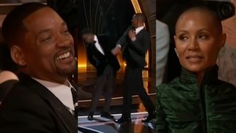 Will Smith sam ŚMIAŁ SIĘ z żartu Chrisa Rocka na Oscarach?! Chwilę później uderzył komika w twarz (ZDJĘCIA)
