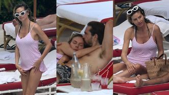 Heidi Klum i Tom Kaulitz obściskują się na leżaku w Miami Beach (ZDJĘCIA)
