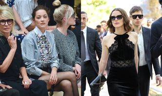 Eleganckie Keira Knightely i Marion Cotillard prezentują PARYSKI SZYK na pokazie Chanel (ZDJĘCIA)