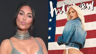 Patriotyczna Kim Kardashian świeci pośladkami na okładce magazynu (ZDJĘCIA)