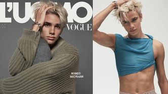 Romeo Beckham debiutuje na okładce "Vogue'a"! David i Victoria zachwycają się sukcesem 18-letniego syna (ZDJECIA)