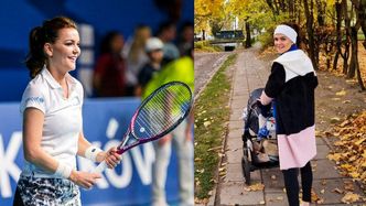 Agnieszka Radwańska pozuje z synkiem na korcie tenisowym: "NIEDŁUGO SOBIE POGRAMY" (FOTO)