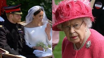 Królowej Elżbiecie II nie podobała się suknia ślubna Meghan Markle: "Była zdania, że BIEL to kolor zarezerwowany dla PANIEN"