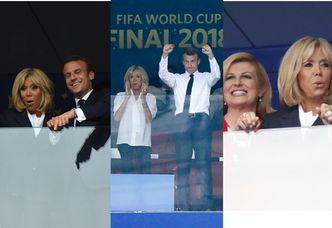 Mundial 2018: Francuski Macron czy chorwacka Grabar-Kitarović? Prezydenci oglądają finał mistrzostw (ZDJĘCIA)