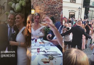 Ślub Joanny Krupy: pocałunki zakochanych, picie bimbru i zdjęcie sprzed ołtarza (ZDJĘCIA)