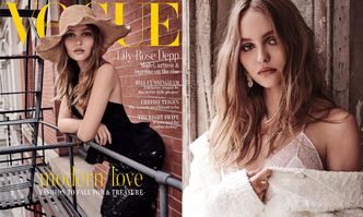 Lily-Rose Depp pozdrawia ze swojej siódmej okładki "Vogue'a"