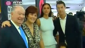 Ronaldo z narzeczoną w muzeum!