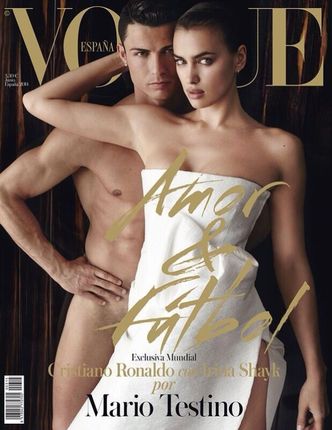 NAGI RONALDO na okładce "Vogue'a"! (FOTO)