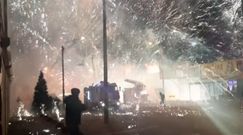 Eksplozja w magazynie fajerwerków. Efektowne nagranie z Rosji