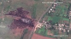 Zdjęcia satelitarne miejsca zestrzelenia Boeinga 777