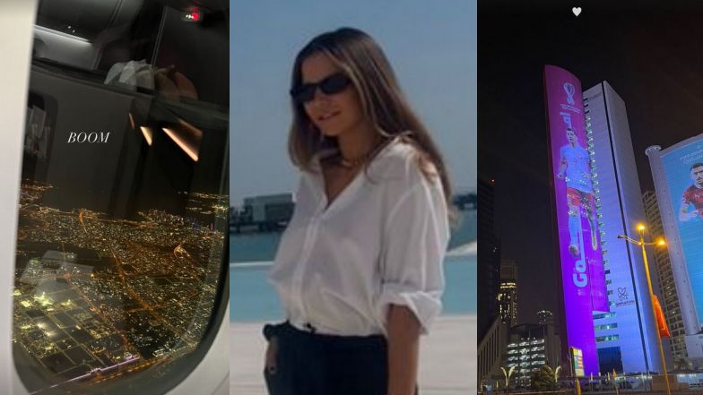 Anna Lewandowska dotarła do Kataru! Zapozowała na tle Dohy w klapkach za DWA I PÓŁ TYSIĄCA ZŁOTYCH (FOTO)