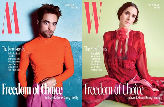 Pattinson i Ryder na okładkach "W Magazine"