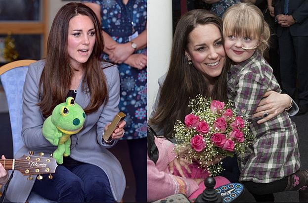 Kate Middleton z chorymi dziećmi (ZDJĘCIA)