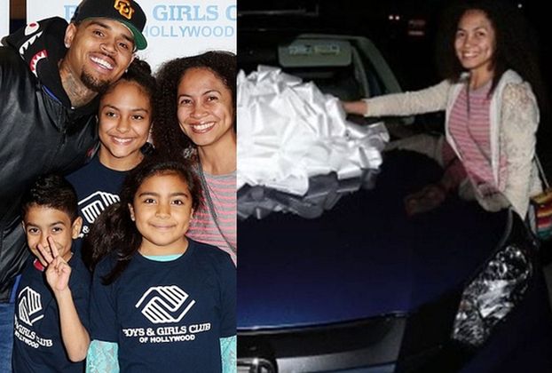 Chris Brown podarował nowy samochód... ofierze przemocy domowej!