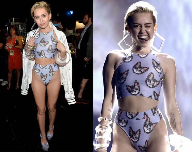 Miley w kostiumie w koty... SŁODKA? (ZDJĘCIA)