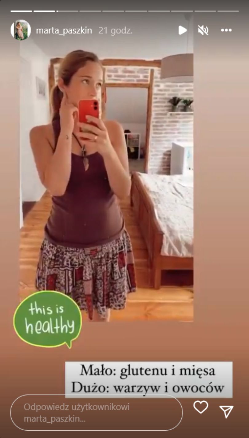 Marta Paszkin prezentuje figurę po ciąży