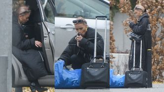 Maffashion wymyka się z domu Fabijańskiego z walizeczką i tradycyjną torbą z Ikei, puszczając modnego dymka (ZDJĘCIA)