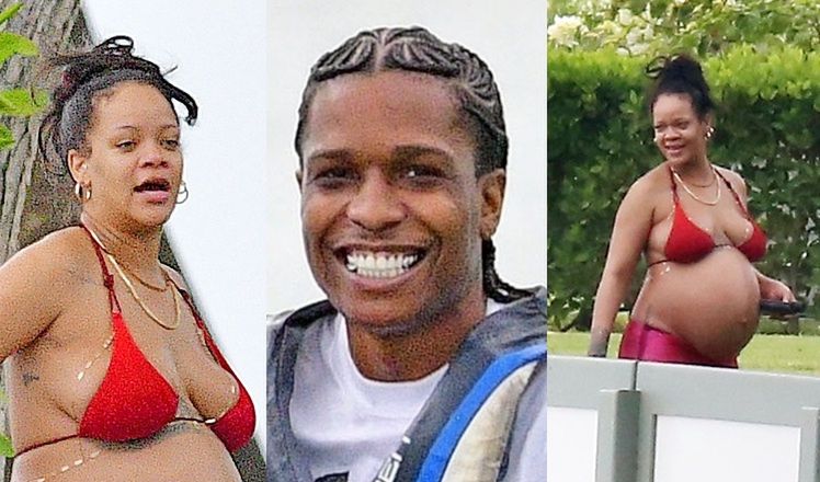 Nieumalowana Rihanna i wyszczerzony ASAP Rocky dokazują na Barbadosie niedługo przed aresztowaniem rapera (ZDJĘCIA)