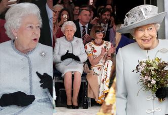 Królowa Elżbieta II plotkuje z Anną Wintour podczas londyńskiego tygodnia mody (ZDJĘCIA)