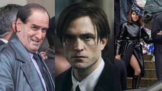 Wyciekły zdjęcia z planu nowego "Batmana"! Robert Pattinson, Zoe Kravitz i Colin Farrell jako żałobnicy (ZDJĘCIA)