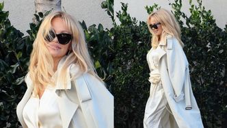 Oszałamiająca Pamela Anderson na ulicach Los Angeles w kostiumie od Magdy Butrym (ZDJĘCIA)