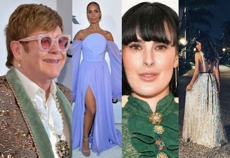 Oscary 2019: Gwiazdy na imprezie Eltona Johna: Weronika Rosati, Jane Seymour i Heidi Klum z partnerem (ZDJĘCIA)